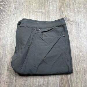 Olivers Gray Stretch Flat Front Outdoor Performance Golf Chino Pants Mens 40